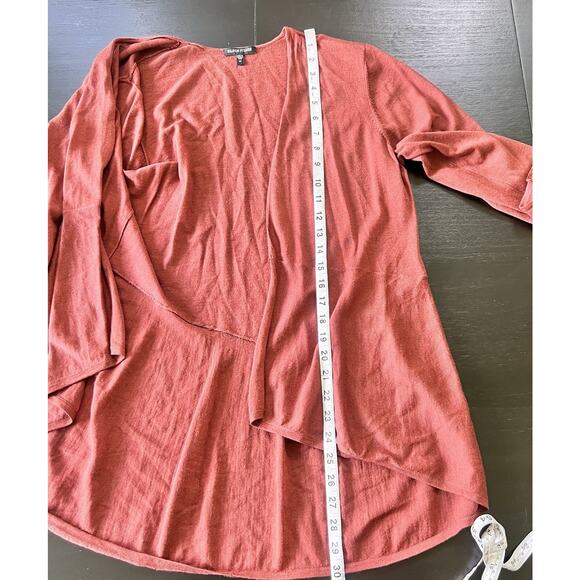 Eileen‎ Fisher Women's 100% Merino Wool Open Cardigan Sweater Size Medium - Picture 7 of 7